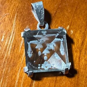 Taxco Silver Justice Scales Pendant